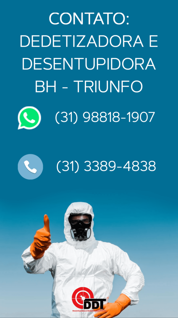 Contato - Dedetizadora e Desentupidora BH Triunfo